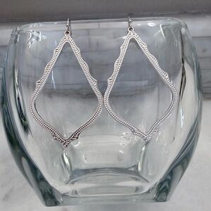 Kendra Scott Silver Statement Earrings